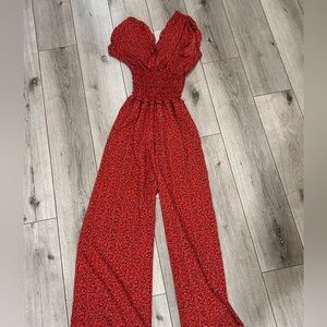 ❤️Max Studio Scarlet Floral Jumpsuit ❤️